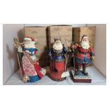 Jim Shore Santa Figurines Set