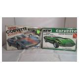 MPC Corvette Model Kits in Original Boxes