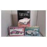 Three Corvette Model Kits