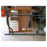 Wooden and Metal Single Bed Frame