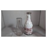 W.H. Shreve Dairy Glass Bottles