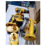 DeWalt Power Tools Lot with Batteries