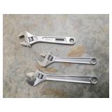 Kobalt Adjustable Wrench Set, 3 Pieces