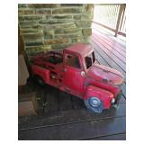 Large Red Metal Toy Pickup Truck