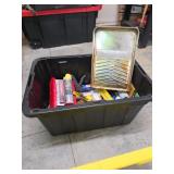 HDX 27 Gal Tote With Painting Supplies