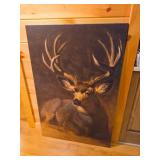 Deer Canvas Art Print, 32in by 48in