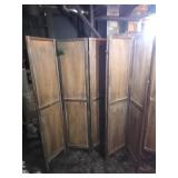 6-Panel 5ft Folding Wood Room Divider