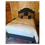Full Size Upholstered Bed Frame With Headboard