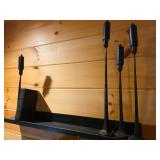 Four Iron Candleholders