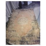 Unique Loom Graham Collection Beige Rug 5x8