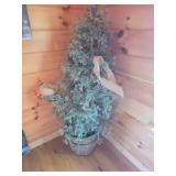 Artificial Pine Tree with Pinecones in Wooden