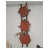 Wood Ladder Wall Decor With Pumpkins, 46in