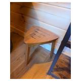Three Rustic Wooden and Metal Stands
