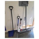 3 Snow Shovels and 1 Snow Brush