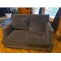 60in Wide Upholstered Loveseat with Stud Trim