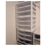 3 Plastic Drawer Storage Units