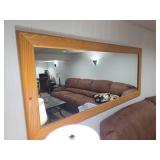Large Rectangular Wall Mirror, 65in x 29in