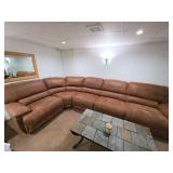 11ft x 7ft Sectional Sofa with Recliners