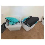 Plastic Storage Bins with Lids