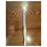 Ekco Serrated Knife with White Handle