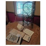 Wine Rack and Wine-Themed Kitchen Set