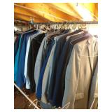 Large Assortment of L-XL Suitcoats and Shirts