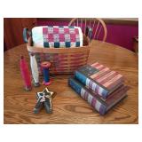 Patriotic Quilt, Woven Basket, Dï¿½cor Lot