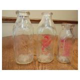 Three Pennsylvania Dairy Milk Bottles