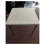 34x34 Inch Folding Plastic Table