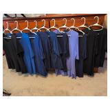 L-XL Black and Blue T-Shirts