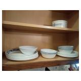 Dinnerware and Kitty Food Dish