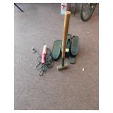 Step Machine, Sledgehammer, and Utility Light