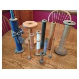 Wooden Textile Bobbins and Spools