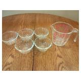 Pyrex Mixing Bowl Set with Measuring Cup