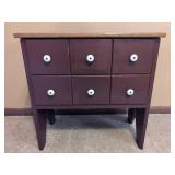 Wooden Faux Drawer Chest