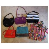 Six Assorted Handbags