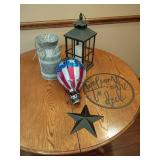 Decorative Home Decor Lot with Lantern