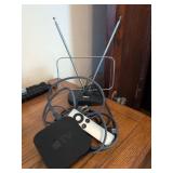 Apple TV with Remote and RCA Antenna