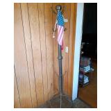 Metal Standing Coat Rack with Hooks