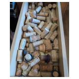 Wine Corks Collection Drawer Lot