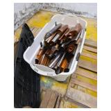 Amber and Silver Plastic Tubes
