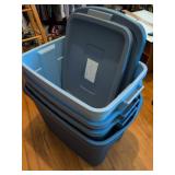 4 Sterilite 18-Gallon Storage Totes