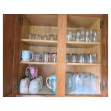 Glassware and Coffee Mugs Lot