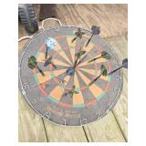 Genuine Bristle Dartboard with Darts