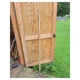 Metal Garden Rake with Wooden Handle