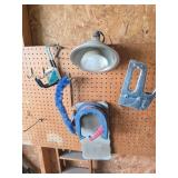 Workshop Tools on Pegboard