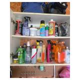 Garage Cleaners and Chemicals Lot
