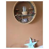 Wall Shelf Decor Set with Metal Star