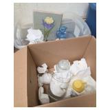 Glassware and Still Life Art Lot