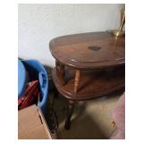 Two-Tier Wooden Side Tables